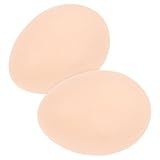 FRCOLOR PVC製フェイクエッグ シミュレーションエッグ キッチンデコレーションおよびパーティー記念品向け リアルサイズ 滑らか表面 2個セッ