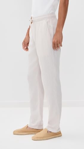 Men's Cotton Gauze Pull On Pants4