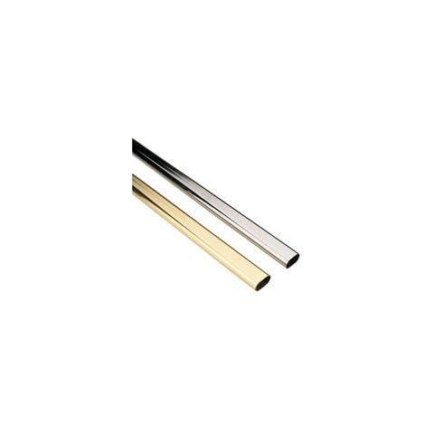 Mayer Barra Armario Oval 1.5M Cromo Cover
