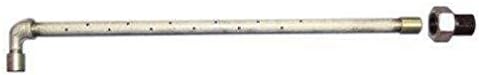 HPC Fire Straight Gas Log Lighter Kit (SS17N), 17-Inch, Stainless Steel, Natural Gas