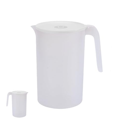 Pichet 2,5 Litre, Pichet à Eau De Grande Capacité, Grand Pichet En Avec Couvercle, Pichet Plastique Pour Réfrigérateur, Pour La Maison, Les Fêtes, Les...