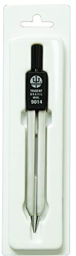 Compasso Técnico Compacto para Transferência de Medidas, com 2 Pontas Secas Fixas, Trident, 9014, Cr