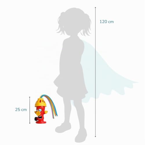 Miniatura 6 de Alldoro 60215 Hidrante Rociador De Agua - Para Niños A Partir De 3 Años - 13,5 X 9,5 X 22,5 Cm Rouge