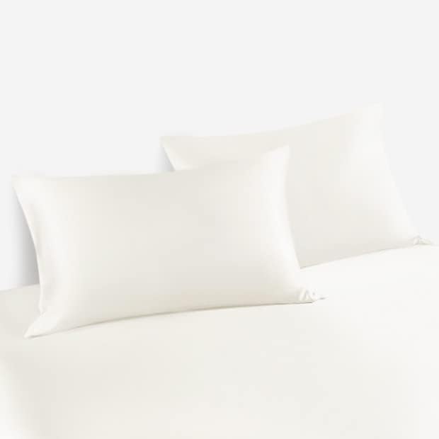 Miniatura 2 de Linenwalas Juego de 2 fundas de almohada de seda de bambú de rayón derivado de bambú, funda de almohada suave y transpirable, fundas de almohada