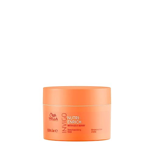 Wella Professionals Invigo Nutri Enrich Deep Nourishing Mask – tiefenwirksame Haarmaske mit Vitamin E und Panthenol – intensive Haarpflege für kaputtes Haar – glättende Haarkur gegen Frizz – 150 ml