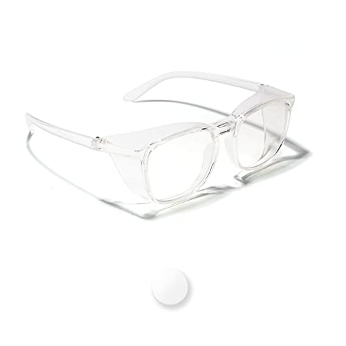Review de Eco jardin que puedes comprar esta semana. 18 LianSan - anteojos de seguridad antivaho de gran tamaño para enfermeras, anteojos de seguridad certificadas Z87.1 para mujeres, protección UV cuadrada transparente