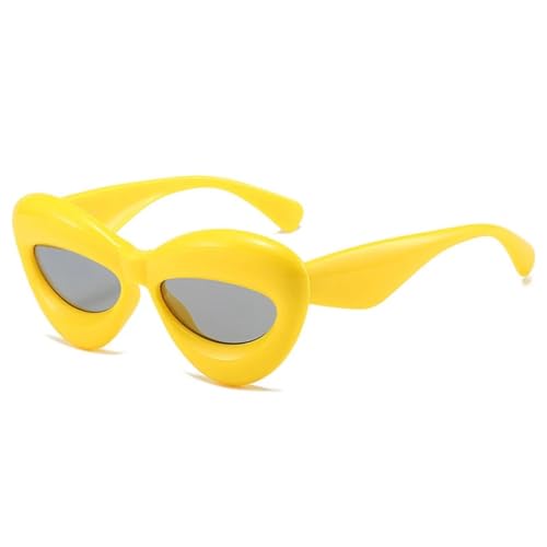 Lunettes de soleil ovales rétro UV400 unisexes tendance