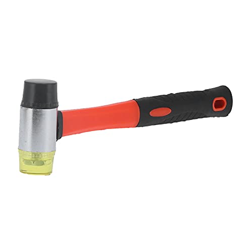 Rubber Mallet, Floor Installation Rubber Mallet for Flooring Installation Double‑Faced Soft Hammer for Home for Flooring Installation