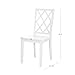Powell White Side Chair Conolly Dining, Standard