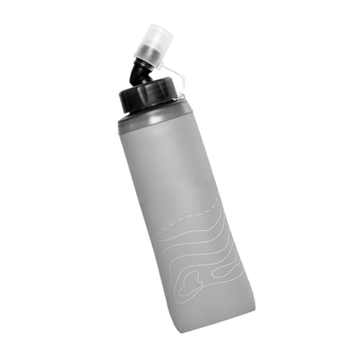 Uqezagpa Soft Flask - Botellas reutilizables de mano, suaves, plegables, portátiles, para viajes, senderismo, ciclismo