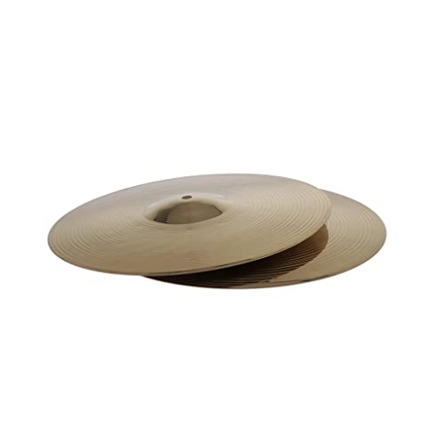 Image of SECRET DESIRE 2 Pieces Brass Splash Crash Cymbal Hi Hat Cymbals for Drum Set 14inch