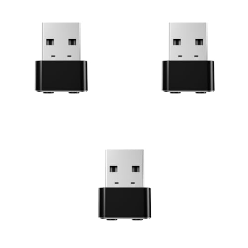 Image of Verilux USB Mouse Jiggler with 3 Modes and Memory Function Undetectable Movement Simulator Wide Compatibility with On Off Switch Ideal for Work from Home and Online Learning for Windows Mac 3 PCS