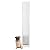 PetSafe Sliding Glass Pet Door - No-Cut DIY Install Doggy Door for Renters - Aluminum Frame - Adjustable Height 75 7/8" to 81" - Ideal for Large Dogs Up to 100 lb - White