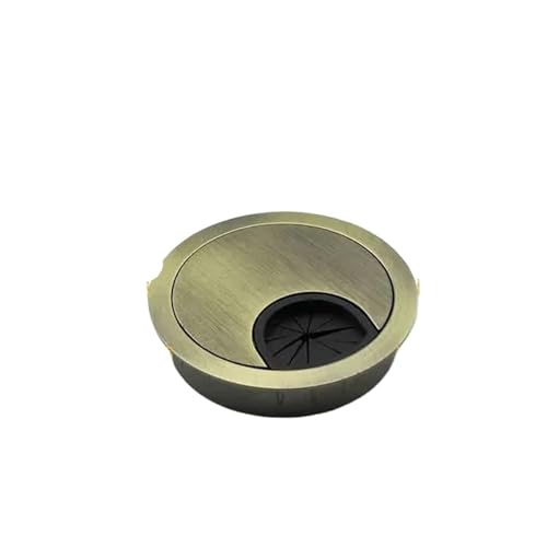 Pasacables Anillo Protector for Orificio de Cable Escritorio, aleación Zinc, Soporte Circular for PC, 1/2/4/8 Piezas, 50/53/60/80 mm(50mm Green Bronze,8Pcs)