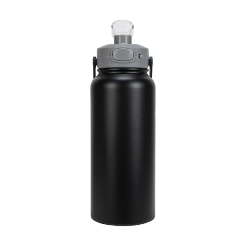 Image of PUMA unisex-adult 32oz Insulated Stainless Steel Water Bottle With Carry Handle