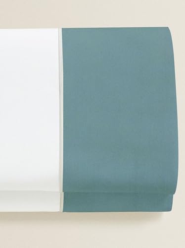 Parure de lit simple MATERA blanc vert pour stopper la transpiration