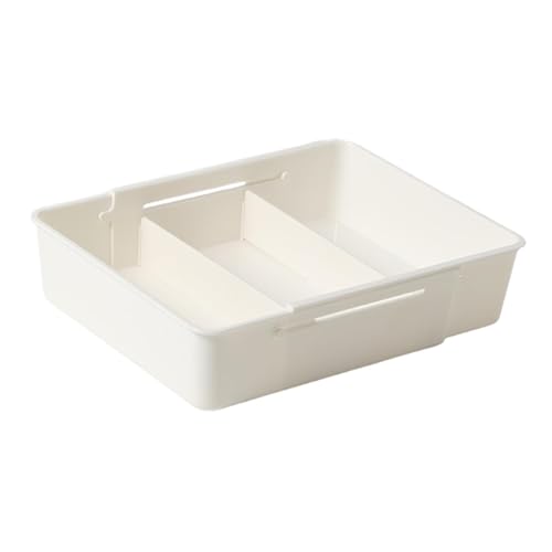 F Fityle Organizer per cassetti espandibile, portaposate, Versatile Organizer per Utensili, Scatola portaoggetti per Bagno, Cosmetici, Cravatte, Gadget per Il