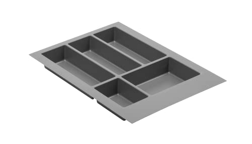 GTV Schowek na sztućce do szuflad kuchennych - Antracyt (340 x 472 mm)