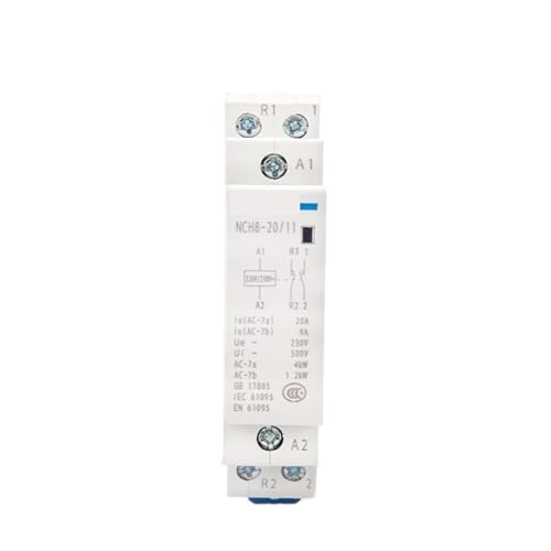 Contacteur modulaire NCH8-63A 4NO à fixation rapide sur rail Din standard