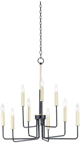 Maxim Sullivan-Nine Light 2-Tier Chandelier-25 Inches Wide by 27 inches high -Traditional Installation