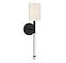 Savoy House 9-101-1-89 Fremont 1-Light Wall Sconce in Matte Black (5" W x 21" H)