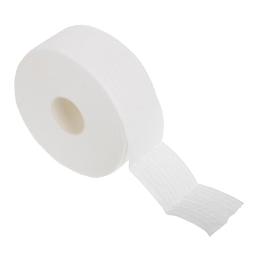 BELLIFFY 1 ロール ネイルパッド ネイルコットンスポンジ ジェルネイルリムーバーワイプ ジェルネイルポリッシュリムーバーホイル ネイルプレップパッド ネイル綿棒 コットンシーツ 白い