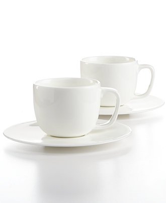 Hotel Collection Dinnerware, Set of 2 Bone China Espresso Cups