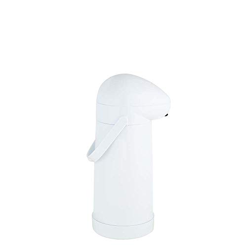 Mor - Garrafa Térmica De Pressão Nobile Branca 1L