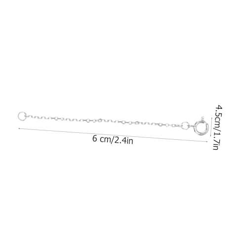 Collier en argent sterling LXGGUC de haute qualité pour filles - 3