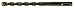 Drillco 1700B Series Carbide-Tipped Masonry Drill Bit, Uncoated (Bright) Finish, SDS PLUS Shank, Spiral Flute, 3/16" Size, 8-1/4" Overall Length