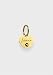 Hundemarke mit Gravur | Personalisiert mit Name, Telefonnummer, Handschrift, Pfote, Herz-Form | ⌀25mm Edelstahl Dog Tag, Namens-Anhänger für Hunde-Halsband, Alpaka, Pferd | Gold