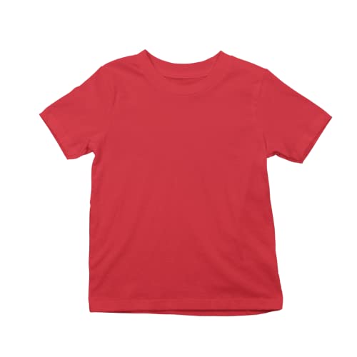 Image of Boys Tshirt Tshirts for Kids Boys Kids t Shirts fr Boys Organic Cotton Short Sleeves Round Neck Regular Fit T-Shirt for Baby Boy Solid Plain T-Shirts Boy