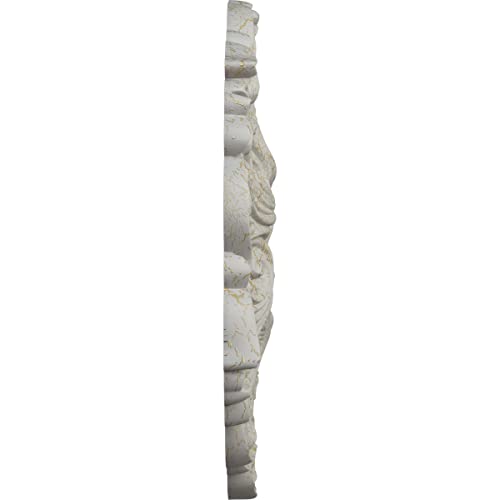 Image of Ekena Millwork CM19ORPCC Orrington Ceiling Medallion, Pot of Cream Crackle