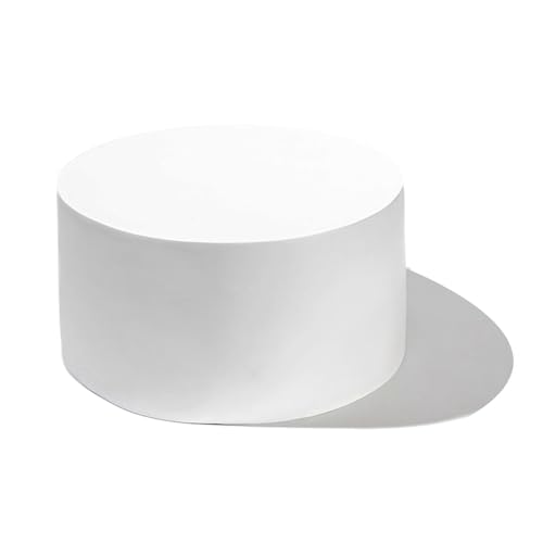 Image of Versatile pedestal stands,Round Cylinder Pedestal Stand for Collectibles & Mannequins - Heightening Base Display Platform for Home Decor & Retail Clothing Stores,（White,50x30cm）