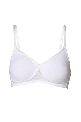 Image of Van Heusen Women's Everyday Cotton Bra|Medium Coverage|Non Padded|Non Wired|Seamless Moulded Cups|Anti Bacterial Tech| Keeps you Fresh|Sweat Absorbent|No Slip Soft Straps|Detachable Straps|Style 11001