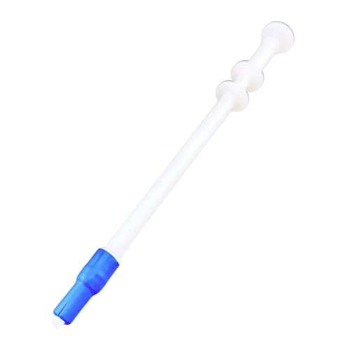 Pill Shooter for Dogs and Cats – Soft Tip Pet Piller for Easy Medication Delivery | Pill Gun Dispenser Tool for Small or Large Pets | Upgraded H- Bar Design Reusable Syringe Device – Blue, 1-Pack
