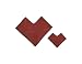 Sizzix 664156 Faceted Heart Dies One Size Multicolor