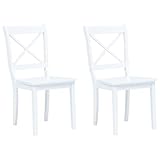 Confort assuré: assise ergonomique à 45 cm du sol et dossier légèrement incurvé pour soutien lombaire naturel, parfaites comme chaises de salle à manger ou chaise cuisine pour prolonger les repas sans fatigue