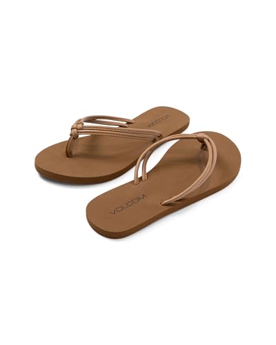 Image of Volcom Women's Forever and Ever Sandals - Lightweight Thong Sandal for Everyday Summer Wear