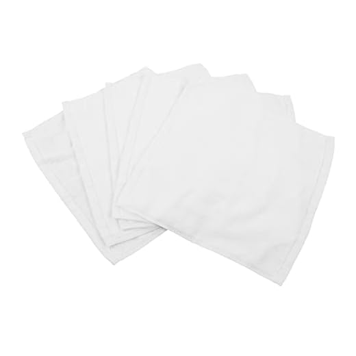 Paño de Algodón para la Cara, 5 uds. Paño Absorbente para la Cara Paño de Limpieza Facial Toallita Compresa Caliente Algodón Suave Toallita Facial Toalla para Bebés para Salón de