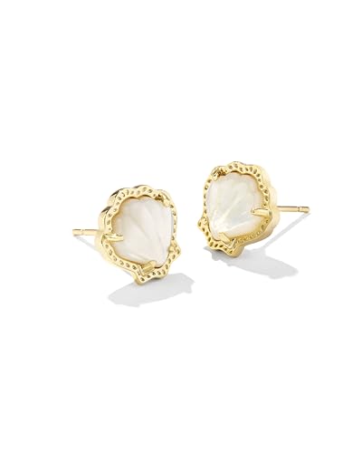 Kendra Scott Brynne Shell Stud Earrings, Fashion Jewelry for Women