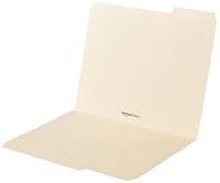 Amazon Basics Sturdy File Folders with Reinforced Tabs for Filing and Organization, 1/3-Cut Tab, Assorted Positions, Letter Size, 8.5x11 inches, Manila, 100-Pack — image 4