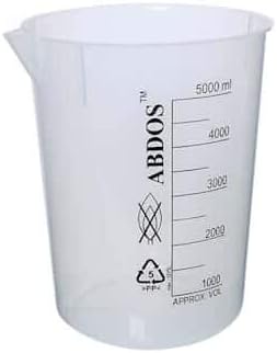 AbdosP50608 Large Capacity PP Beaker; 10,000 mL, 1/Pk