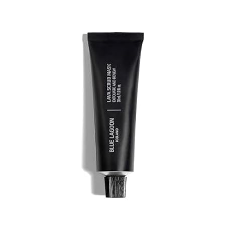 Blue Lagoon - Resurfacing Exfoliating Volcanic Lava Scrub Face Mask - Hydrating and Moisturizing Face Mask - Bioactive Icelandic Skincare (1 oz | 30 ml)