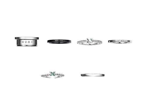 Buy Twotuckgom Layered Ring Minggom At Amazon In