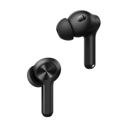 Image of Earbuds for Realme Buds T110 True Wireless Bluetooth in-Ear Headphones Earphones, Bluetooth 5.4, Up to 38 Hours Playtime, Fast Charging, Low Latency Gaming, IPX5 Water Resistant, Built-in Mic - Black