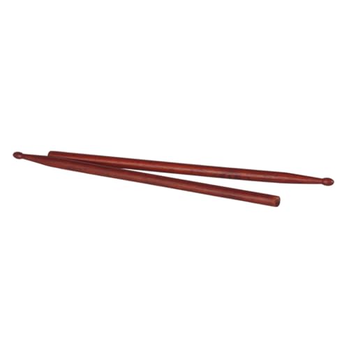 Baquetas de madera Zerodeko para batería, cuerpo redondo y suave, livianas, con mango antideslizante para práctica y actuación miniatura 5