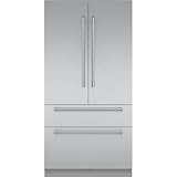 Smart Built-in French Door Refrigerator by Thermador: 23.9 Cu. Ft. Freedom Collection with Professional Handles in Stainless Steel