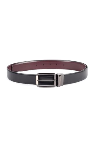 Image of Peter England Men Leather Reversible Belt