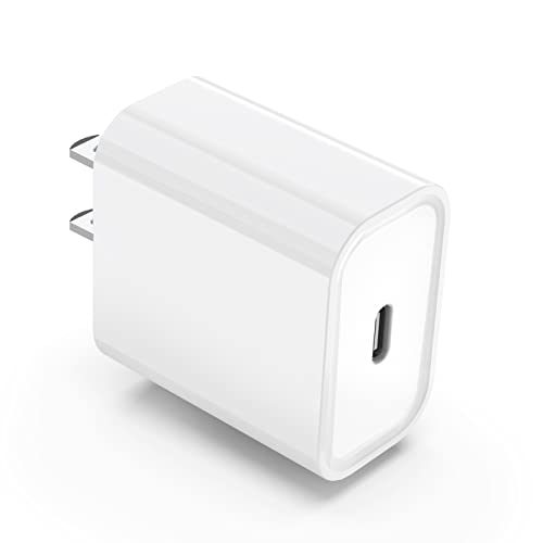 iPhone 13 Charger Block,20W USB C Charger iPhone Fast Charger Plug Type C Wall Charger Durable USB-C Power Delivery Adapter Compatible with iPhone13 Pro/13 Pro Max/13 Mini/12/12 Pro Max/11/11 Pro Max